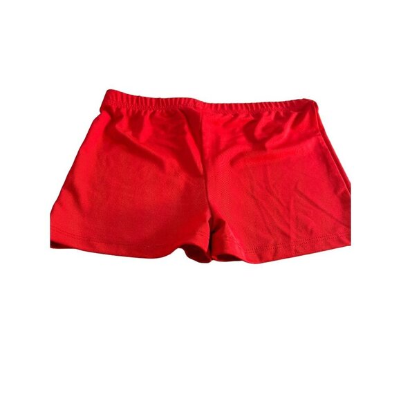 Champion Girls Athletic Shorts Red Size YM - Picture 3 of 4